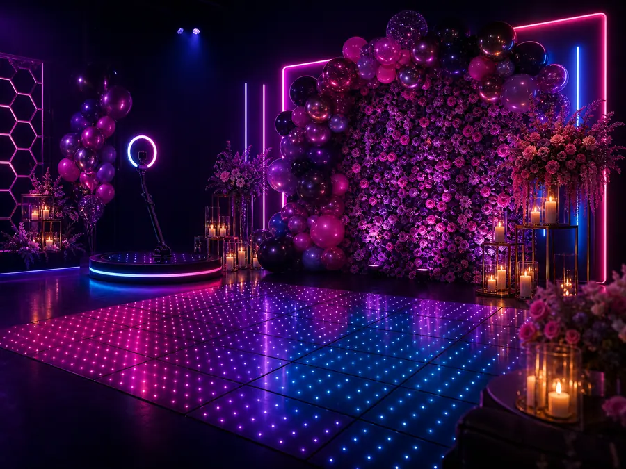 Birthday event setup — Event Golden