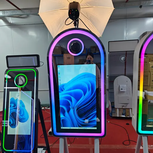 Full Length Magic Mirror Photo Booth with Touch Screen Display thumbnail 2