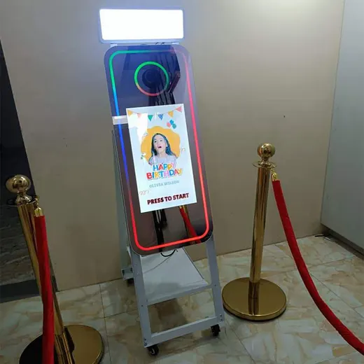 Full Length Magic Mirror Photo Booth with Touch Screen Display thumbnail 4