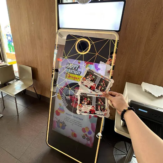 Full Length Magic Mirror Photo Booth with Touch Screen Display thumbnail 5
