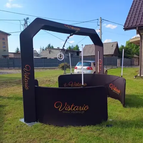 Advanced 360 Degree Photobooth With Machine Video Camera Enclosure Backdrop and Overhead 360 Photo Booth thumbnail 4