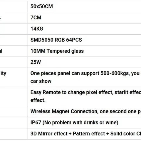 MM Full Color Magnetic LED Dance Floor Screen Display Panel with Infinity Effect for Wedding Events thumbnail 2