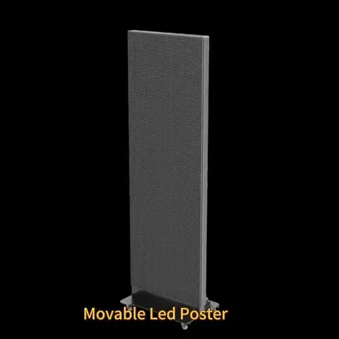 Movable Indoor LED Video Wall Panel for Advertising Poster Cinema Screen Rolling Flexible Outdoor Waterproof thumbnail 2