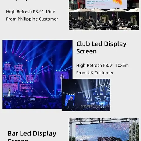Movable Indoor LED Video Wall Panel for Advertising Poster Cinema Screen Rolling Flexible Outdoor Waterproof thumbnail 4