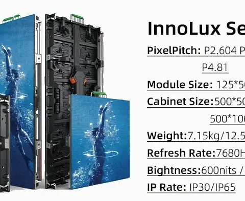 Movable Indoor LED Video Wall Panel for Advertising Poster Cinema Screen Rolling Flexible Outdoor Waterproof thumbnail 5