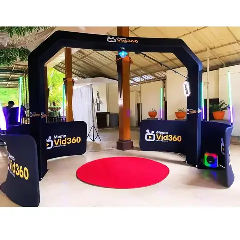 Wholesale Customized Premium Commercial Grade Overhead 360 Photo Booth 120cm for Event Rental