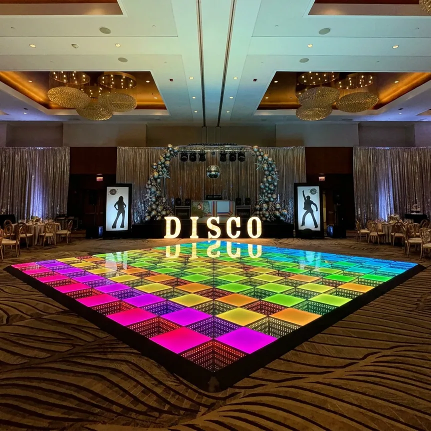 led dance floor rental price factory-direct led dance floor event rental image 4
