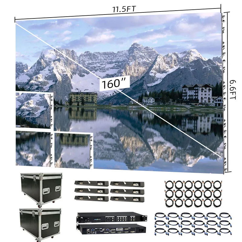 led video wall suppliers factory-direct led display factory quote image 1