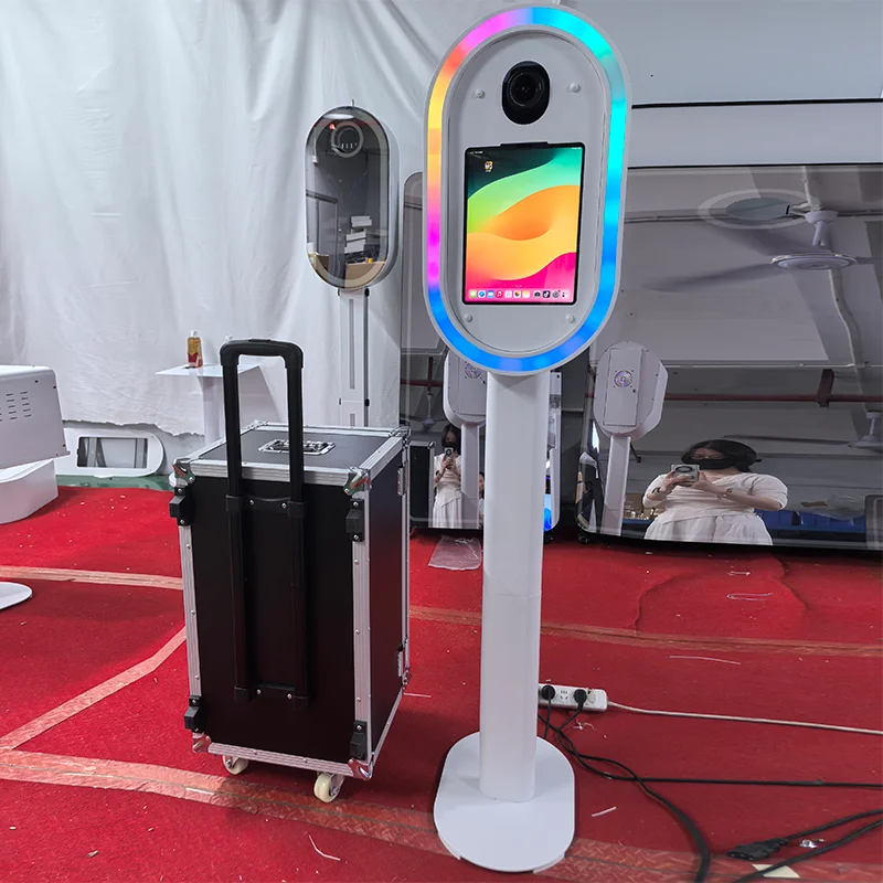 Photo Booth Selfie for Ipad 360 Photo Booth Ipad Holder Portable Photo Kiosk Booth 11 Inches Ipad reference product for max spielmann photo booth prices