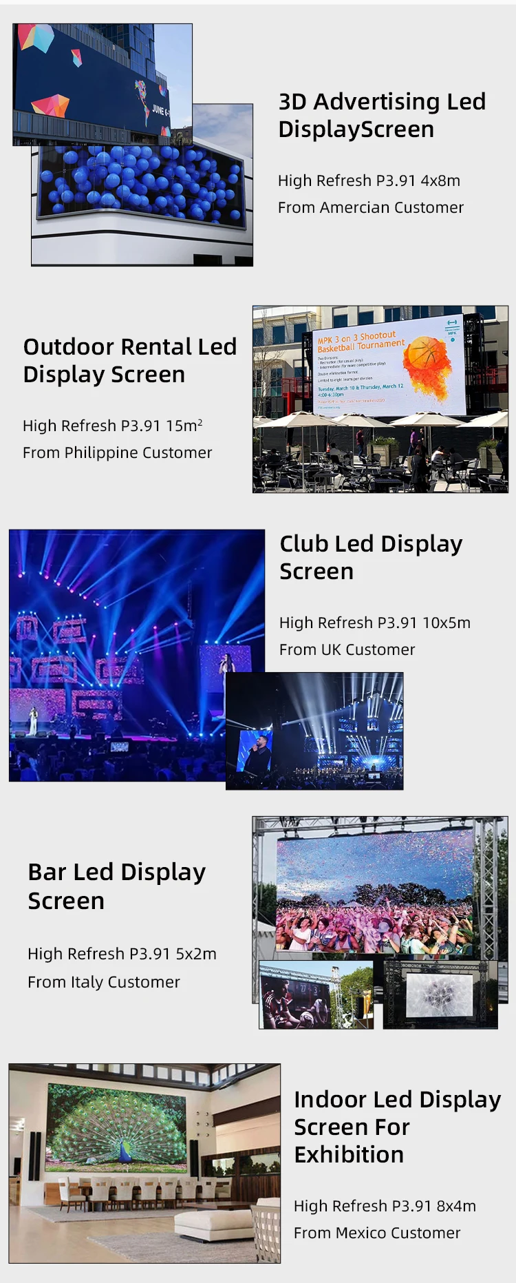 led screen cost per square foot factory-direct led display factory quote image 1
